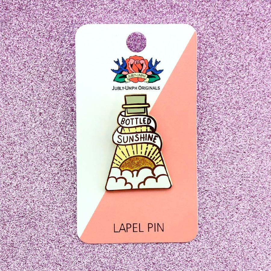Bottled Sunshine Lapel Pin from Jubly Umph | Unique gifts and lifestyle ...