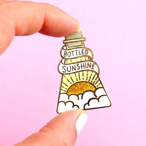 Bottled Sunshine Lapel Pin