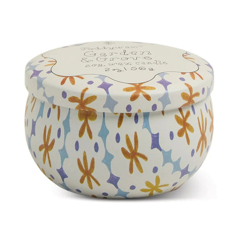 Garden & Grove Printed Tin Candle - Tulip