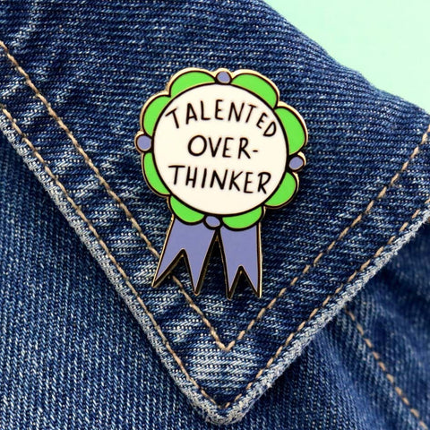 Talented Over-Thinker Lapel Pin