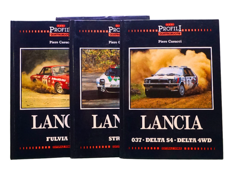 Lancia: Profil I, Quattoruote. Fulvia HF. 037 - Delta S4 - Delta 4WD. Stratos (First Edition)