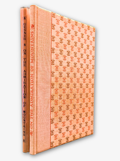 On the Admiration of Mountains (Limited Facsimile Edition)