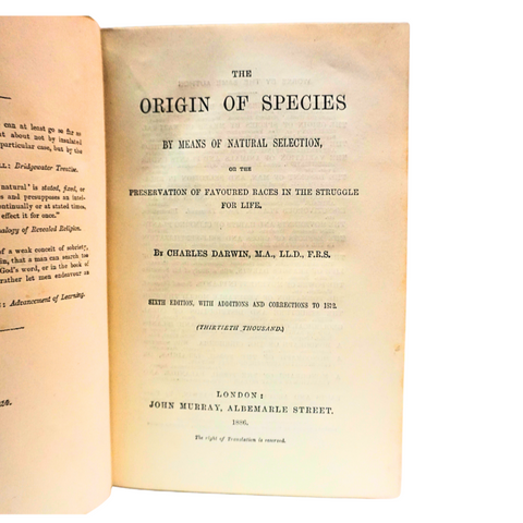 The Origin of Species (Definitive Sixth Edition)