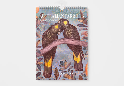 Vlad Stankovic Australian Parrots 2027 Wall Calendar