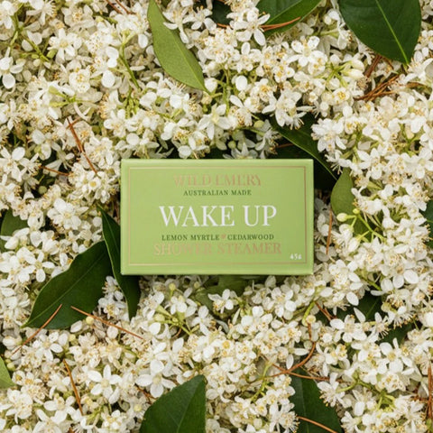 Wake Up Shower Steamer | Lemon Myrtle x Cedarwood