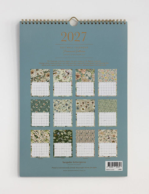 2027 Wall Calendar - Promenade