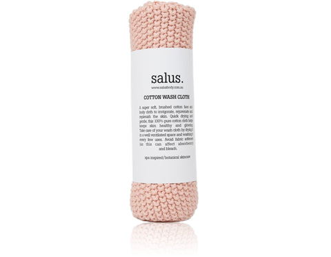 Pink Cotton Wash Cloth