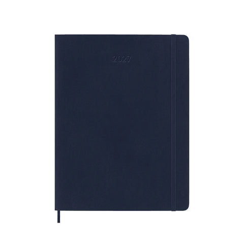 2027 Weekly Diary Soft Cover Extra Large | Sapphire Blue
