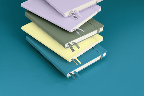 Medium Lilac Lined Soft Cover Notebook A5