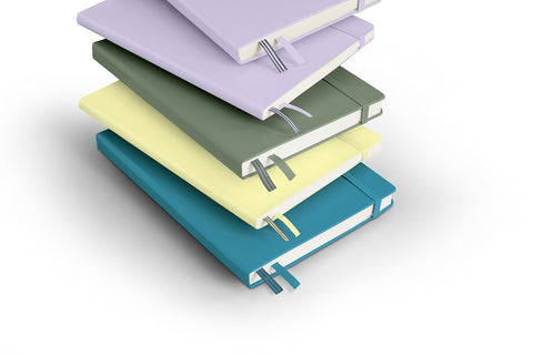 A5 Medium Vanilla Dotted Hard Cover Notebook