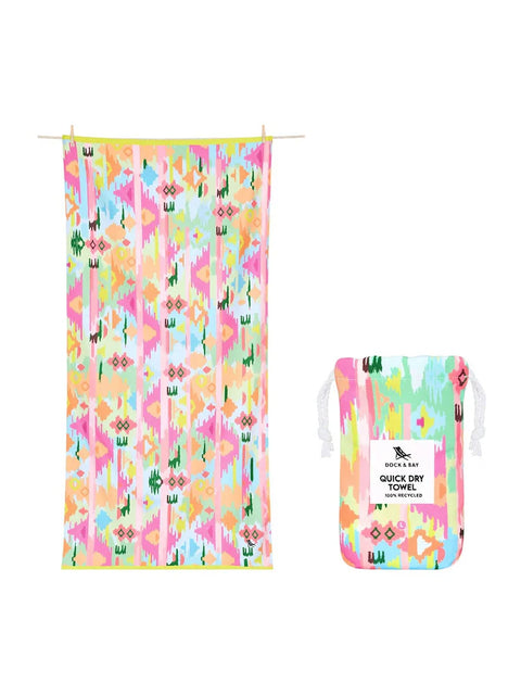 Ibiza Glow Large Beach Towel