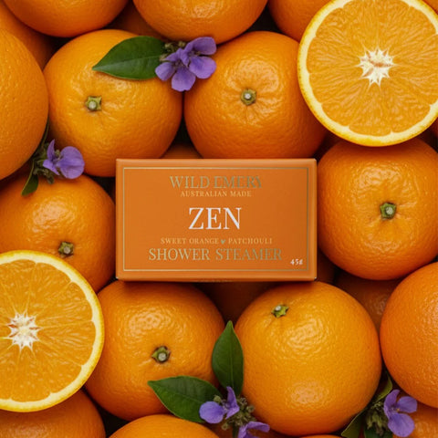 Zen Shower Steamer | Sweet Orange x Patchouli