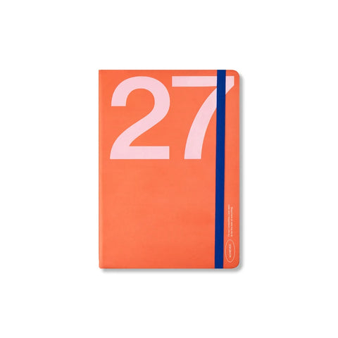 2027 Weekly Achiever Diary A5 - Red & Pink