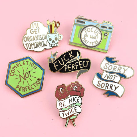 Sorry Not Sorry Lapel Pin