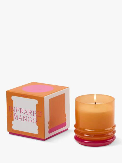 Stacked Glass Candle - Infrared Mango
