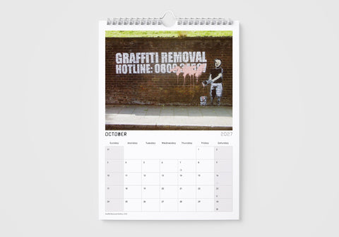 Banksy 2027 Wall Calendar