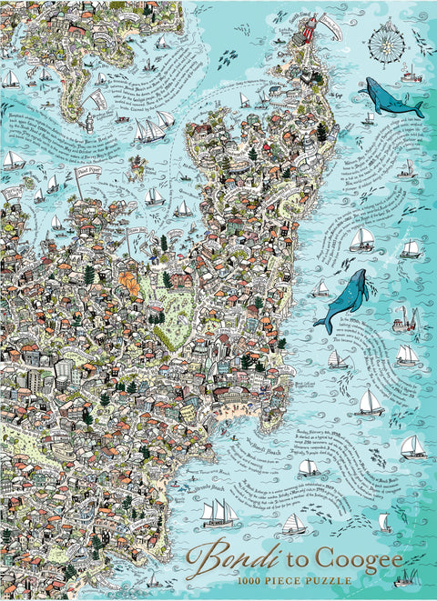 Bondi To Coogee 1000 Jigsaw Puzzle