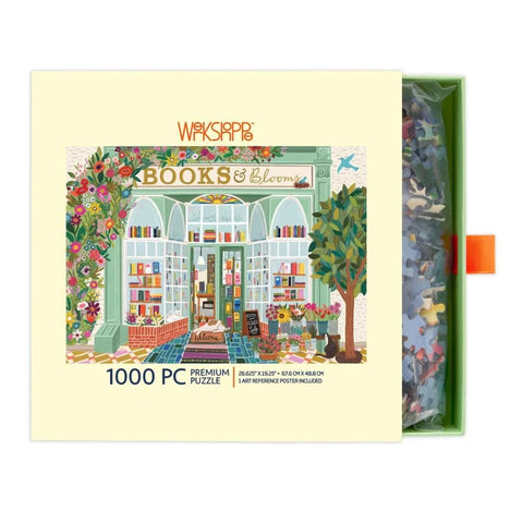 Books & Blooms 1000pc Puzzle