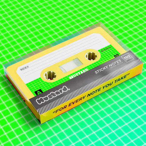 Cassette Sticky Notes