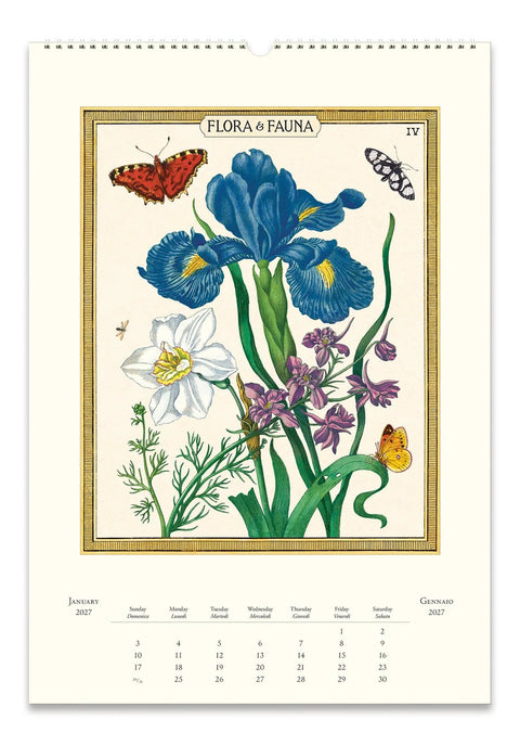 2027 Flora & Fauna Wall Calendar