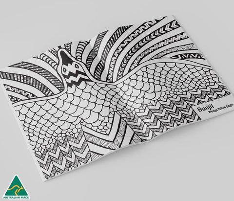 Dancing Wombat A4 Colouring Book