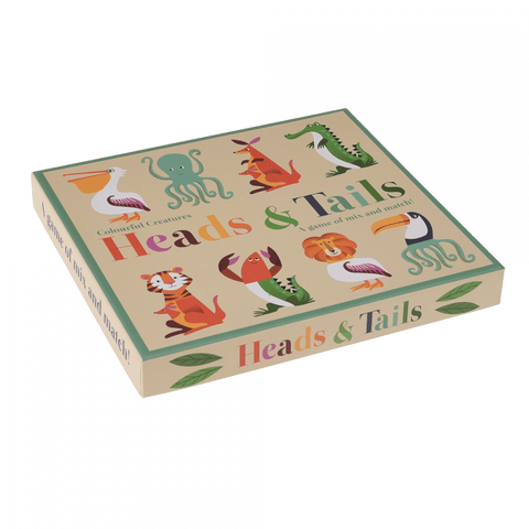 Heads & Tails Game Colourful Creatures