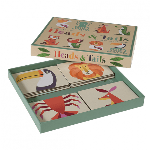 Heads & Tails Game Colourful Creatures