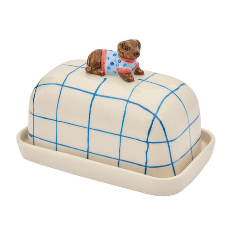Dachshund Butter Dish / Butter Up