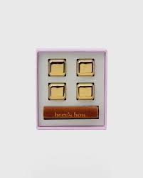 The Ruby Cocktail Chillers in Gold - Set of 4