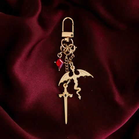 Dragon Rider Charmlet - Gold