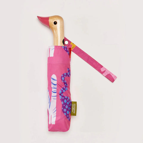 Fuchsia Arty Cats Duck Umbrella