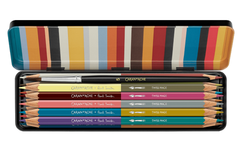 Paul Smith Coloured Bicolour Pencils Set of 12