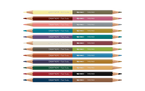 Paul Smith Coloured Bicolour Pencils Set of 12