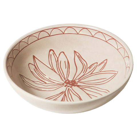 June's Daisy Bowl - Taupe
