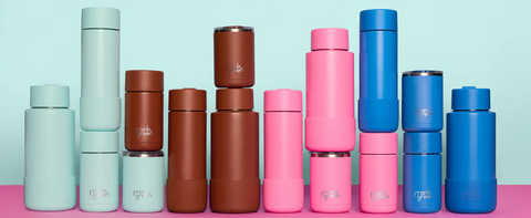 1L Ceramic Reusable Bottle - Peppermint - Limited Edition