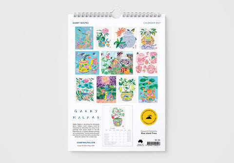 Gabby Malpas 2027 Wall Calendar