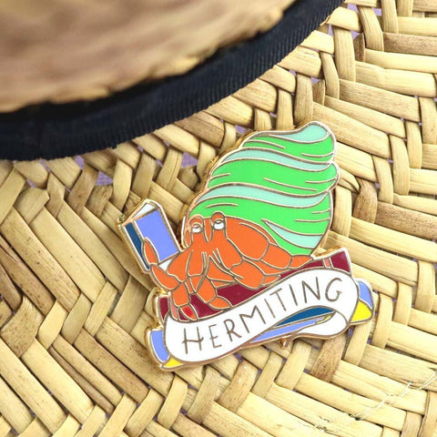 Hermiting Lapel Pin