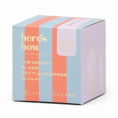 Bottle Stopper | Lilac Moony Glass