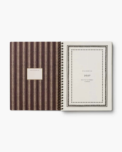 2027 Weekly Softcover Spiral Planner - Sage Hydrangea