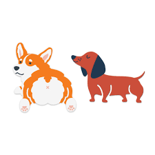 Short Tales Dog Bookmarks Set of 2