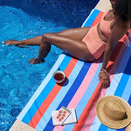 Ocean Pavillion Large Beach Towel