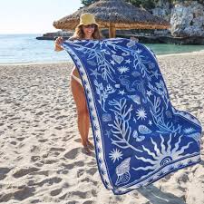 Ocean Treasure Large Beach Towel