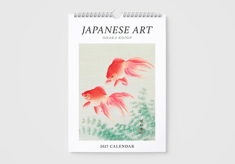 Japanese Art by Ohara Koson 2027 Wall Calendar