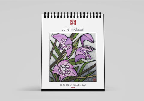 Julie Hickson 2027 Desk Calendar