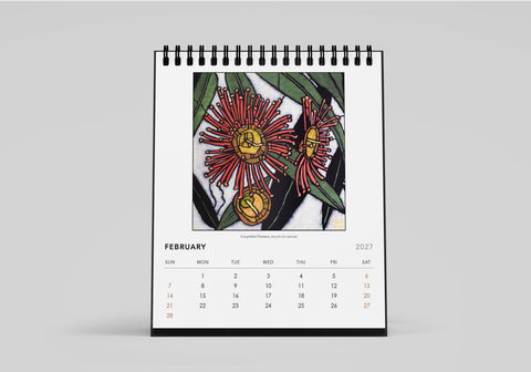 Julie Hickson 2027 Desk Calendar