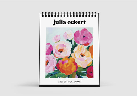 Julia Ockert Desk Calendar 2027