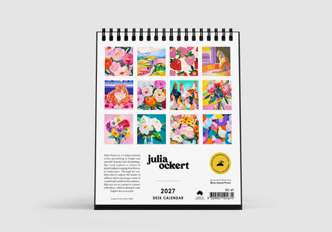 Julia Ockert Desk Calendar 2027