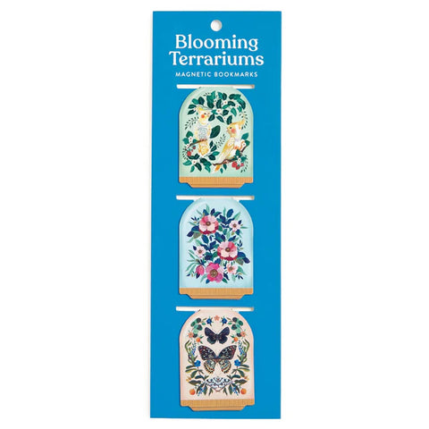 Blooming Terrariums Magnetic Bookmarks Set of 3