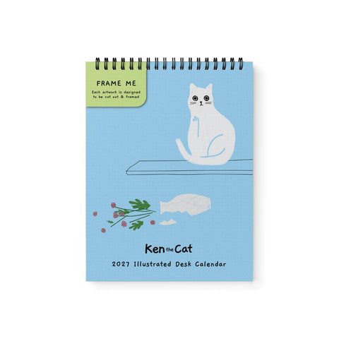 2027 Ken The Cat Desk Calendar
