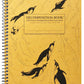 King Penguins Large Ruled Spiral Notebook